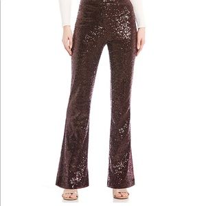 GB wide leg sequins pants